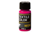 Kreative leker - Creativ Company Textile Color Opaque Textile Paint - Neon Pink 50ml - 342140