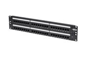 Tilbehør - Tripp Lite 48-Port Cat6 Cat5 Patch Panel Rackmount 110 Punch Down RJ45 Ethernet 1URM 568B - patch panel - 19" - N252-048