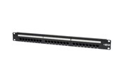 Tilbehør - Tripp Lite 24-Port Cat6 Cat5 Patch Panel Feed Through Rackmount 568A/B RJ45 1URM TAA - patch panel - 1U - 19" - N254-024