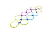 Utendørsleker - Johntoy Hopscotch Rings 20 pcs. - 29649