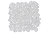 Kreative leker - Creativ Company Faceted Beads Crystal 100pcs. - 61672