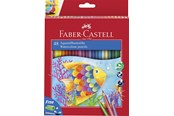 Skrive- & Tegneverktøy - Faber Castell Watercolour pencil + brush box (48 pcs) - 114448