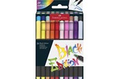 Skrive- & Tegneverktøy - Faber Castell - Brush pen Black Edition set (20 pcs) - 116452