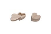 Barnerom - Playwood Jewelry box Heart shape Beech wood - sl042