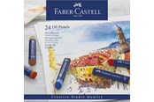 Skrive- & Tegneverktøy - Faber Castell - Oil pastels cardboard box (24 pcs) - 127024