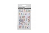 Kreative leker - Creativ Company Diamond Stickers Alphabet 1 Sheet - 284035