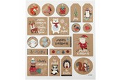 Kreative leker - Creativ Company Stickers Christmas 1 Sheet - 29045