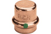 Trykkrør & Beslag - Viega Profipress cap 22 mm copper - 349356