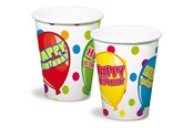 Leketøy - Folat BV Cups Happy Birthday 6pcs. - 65491