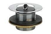 Reservedeler og tilbehør - Viega Bottom valve 1 1/2'' with plug Chrome - 117283