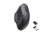 Mus - Keychron M7 1K Hz Light 63g Ergonomic Black Wirele - Gaming mus - Optisk - 6 - Svart - M7-A1