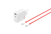 Mobil - Adaptere og ladere - OnePlus SUPERVOOC 80W Dual Ports GaN Power Adapter Kit - 5461100597