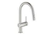 Blandebatterier og beslag - Grohe Minta Kitchen faucet with pull-out C-spout Supersteel - 32321DC2