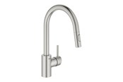 Blandebatterier og beslag - Grohe Concetto Kitchen faucet with pull-out Supersteel - 31483DC2