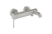 Blandebatterier og beslag - Grohe Essence One-lever faucet for tub & shower Supersteel - 33624DC1