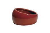 Smådyr - Living World Keramisk Matskål 13,5x6,7cm 240ml Terracotta - H61687