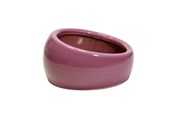 Smådyr - Living World LW keramik foderskål Ø13.5x6.7cm 240 ml. Rosa - H61685