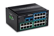 Switch/splitter - TRENDnet - Hardened Industrial - switch - 26 ports - TAA Compliant - TI-PG262