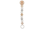 Babyleker - Goki Wooden Pacifier Chain Star Blue - 65238