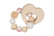 Babyleker - Goki Wooden Gripping Ring Heart - 65219