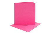 Leketøy - Creativ Company Cards and Envelopes Dark Pink 4 pcs. - 230548