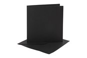 Leketøy - Creativ Company Cards and Envelopes Black 4 pcs. - 230551