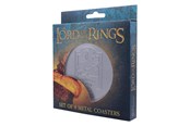 Reklameartikler - FaNaTtik - The Lord of the Rings Set of 4 Embossed Metal Coasters - Karusell - THG-COASTLOTR