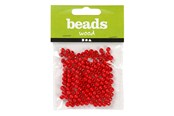 Kreative leker - Creativ Company Wooden Beads Red 150pcs. - 570394