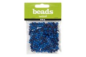 Kreative leker - Creativ Company Wooden Beads Blue 150pcs. - 570398