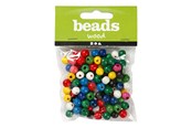 Kreative leker - Creativ Company Wooden Beads Various Colors 150pcs. - 570599