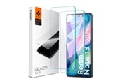 Mobil - Beskyttelsesglass - Spigen Glass tR Slim 2 Pack for Xiaomi Redmi Note 13 5G - AGL08294