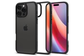 Mobil - Deksel og etui - Spigen Ultra Hybrid - Matte Black - iPhone 16 Pro - ACS08125