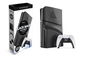 Spill - Tilbehør - MAXX TECH Slim Faceplates + Controller Faceplates - Black Wave - Deksel - Sony PlayStation 5 - MXT-SLFPB-PS5