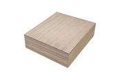 Barnerom - Playwood Square Box with Loose Lid Paulownia Wood - sl046A