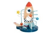 Babyleker - Goki Wooden Locomotion Spiral Rocket with Catapult - 59973