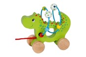 Babyleker - Goki Wooden Pull Animal Dragon with Locomotor Spiral - 59975