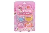 Kreative leker - Johntoy Unicorn Putty Party 4pcs - 24525