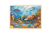 Puslespill - Goki Wooden Jigsaw Puzzle Great Barrier Reef 96pcs. Tre - 57432