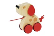 Babyleker - Goki Wooden Pull Animal Dog - 54942