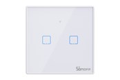 Smarthus - Sonoff Touch light switch WiFi + RF 433  T2 EU TX (2-channel) new version. - T2EU2C-TX