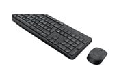 Tastatur - Logitech MK235 - keyboard and mouse set - Portuguese Input Device - Tastatur & Mussett - Portugisisk - Svart - 920-007917