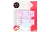 Dukker, Bamser & Utstyr - Baby Rose Cloth Diaper 2pcs. - 27593