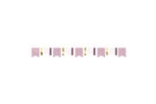 Leketøy - Haza Witbaard Miffy Garland Pink 4mtr. - 439101