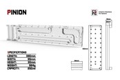 Kabinett-tilbehør - CSFG Pinion R Distro Plate - CSFG-PIN-BUNDLE-R