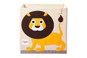 Barnerom - 3 Sprouts Storage Box - Yellow Lion - IBXLIO