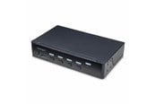 KVM-switch - StarTech.com 4-Port DisplayPort KVM Switch 4K 60Hz TAA Compliant - KVM / audio / USB switch - 4 ports - TAA Compliant - P4AD122-KVM-SWITCH