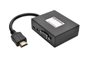 Videosplitter - Eaton series 2-Port HDMI to VGA Splitter Audio/Video Adapter 1920x1440 1080p - P131-06N-2VA-U