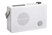 DAB, nettverks- og klokkeradio - Lenco PDR-030WH - Portable DAB+/FM radio with alarm function - White - DAB/DAB+/FM - Mono - Hvit - PDR-030WH