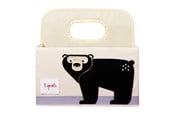 Barnerom - 3 Sprouts - Diaper Caddy - Black Bear - IDOBEA