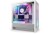 Kabinett - NZXT H5 Flow RGB (2024) - Kabinett - Miditower - Hvit - CC-H52FW-R1